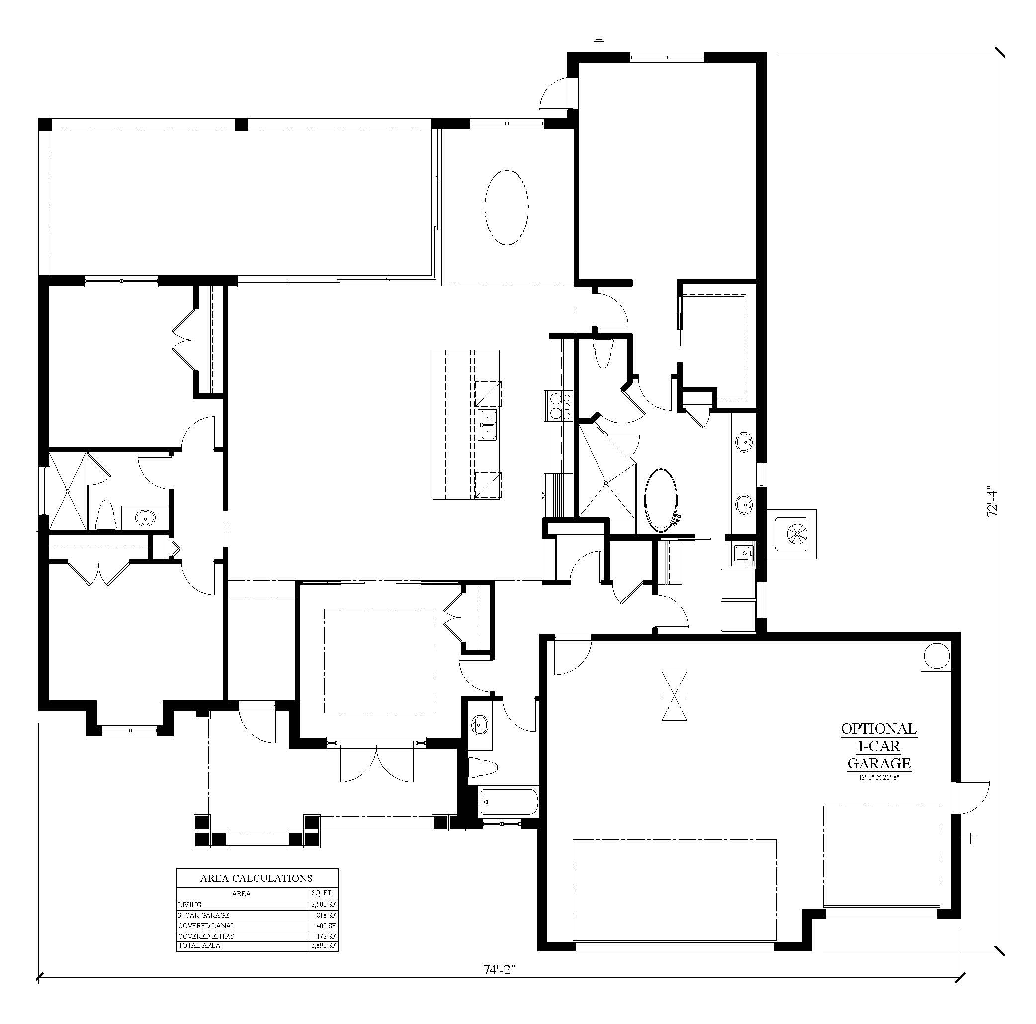 3 car garage house in florida
